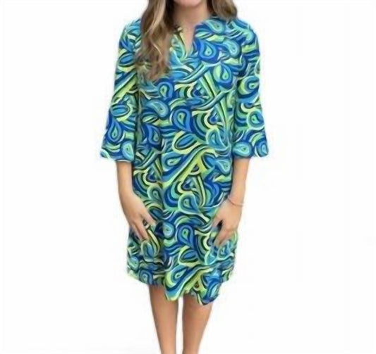 Erma’S Closet - SWIRL PRINT DRESS