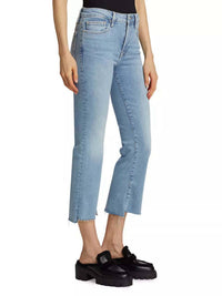 Frame - Le Crop Mini Boot Step Fray Jeans