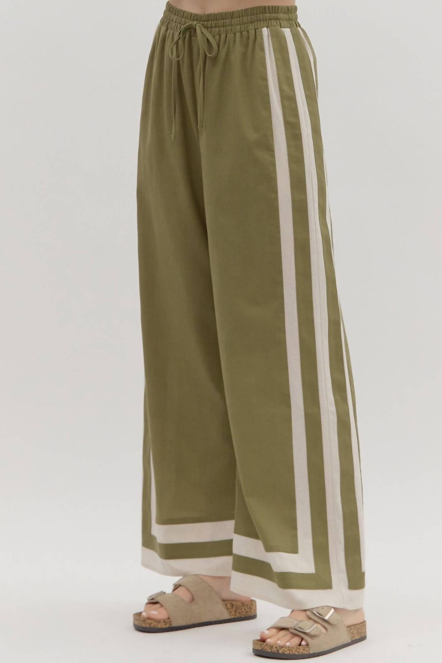 Entro - Avenue Wide Leg Trousers