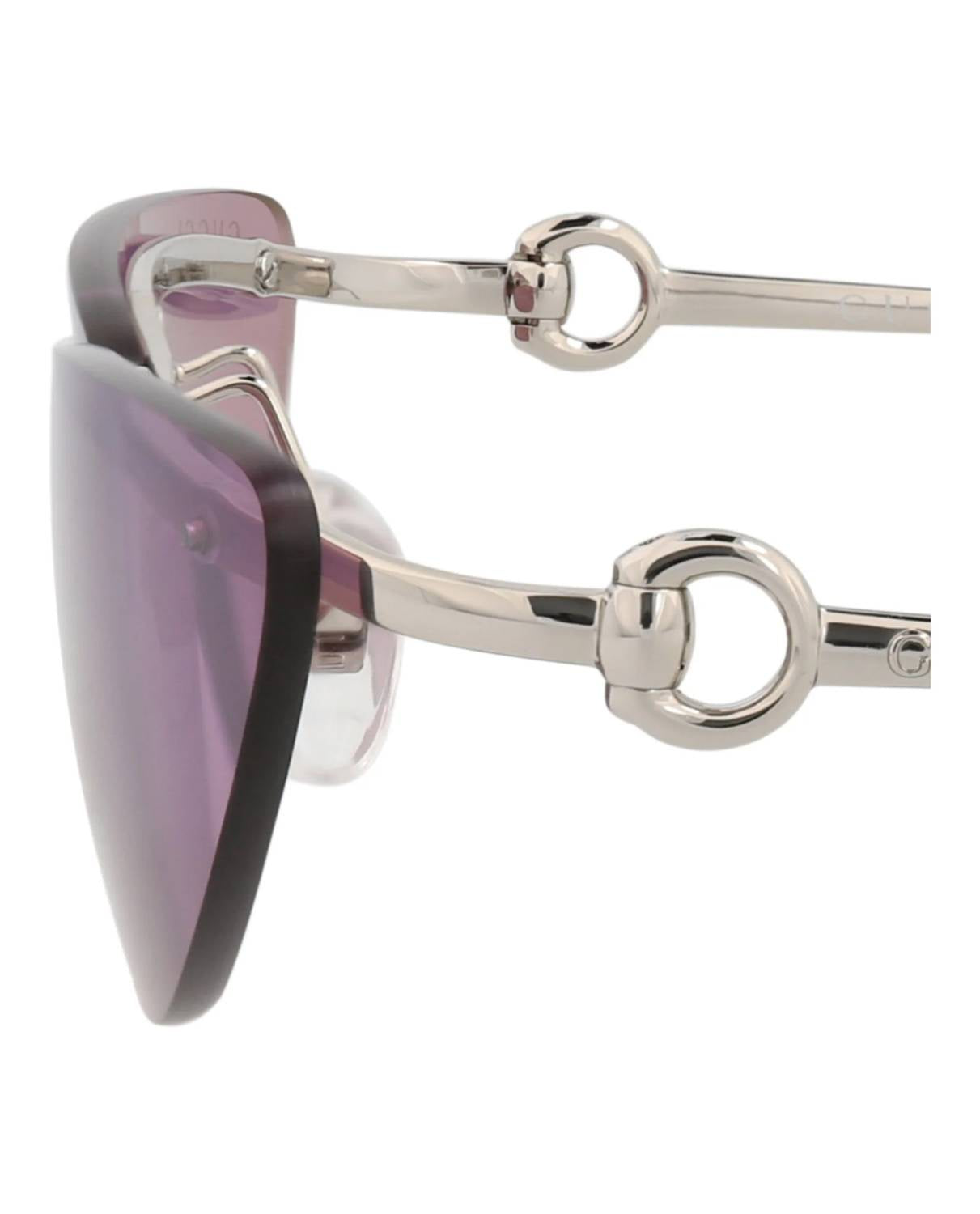 Gucci - Women's Cat Eye-frame Metal Sunglasses