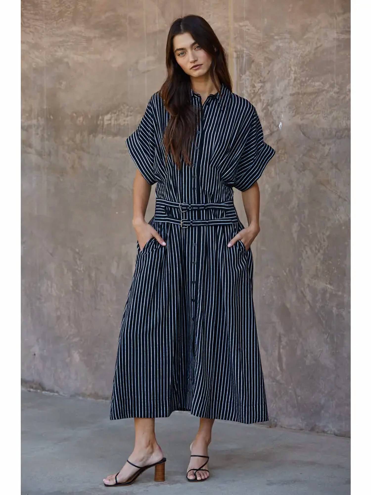 By Together - Button-down Midi Dress