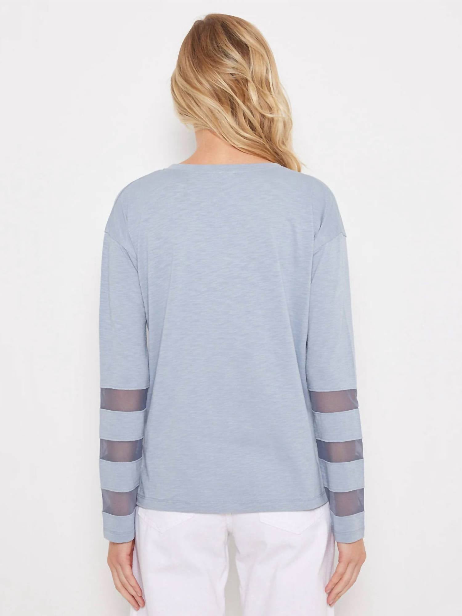 Lisa Todd - Women's Mesh Fest Long Sleeve V Neck Top