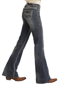 Rock & Roll Denim - Women's Mid Rise Trousers