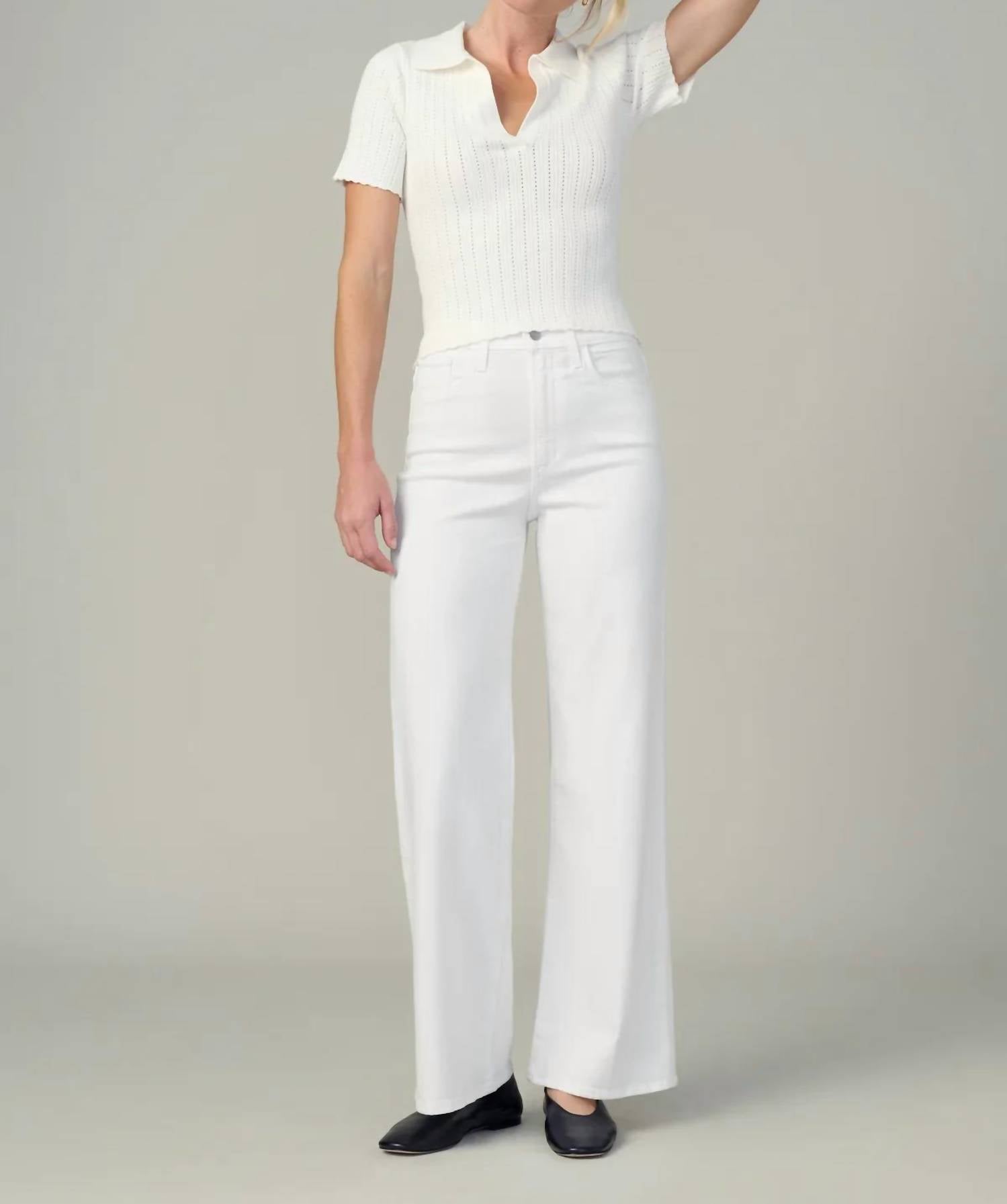 Joe'S Jeans - Mia Petite High Rise Wide Leg Jeans