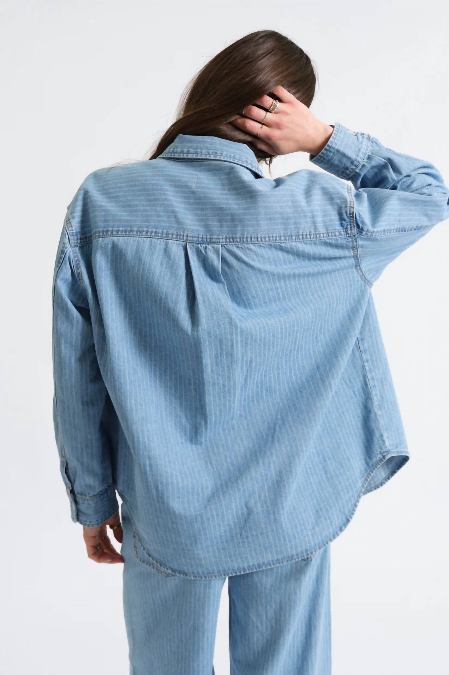 DAZE Haven Long Sleeve Shirt in whimsy 1 - women's shirt - alternate view