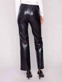 Charlie B - Faux Leather Pull-on Pants