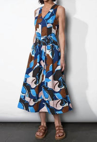 Greylin - ABI POPLIN MIDI DRESS