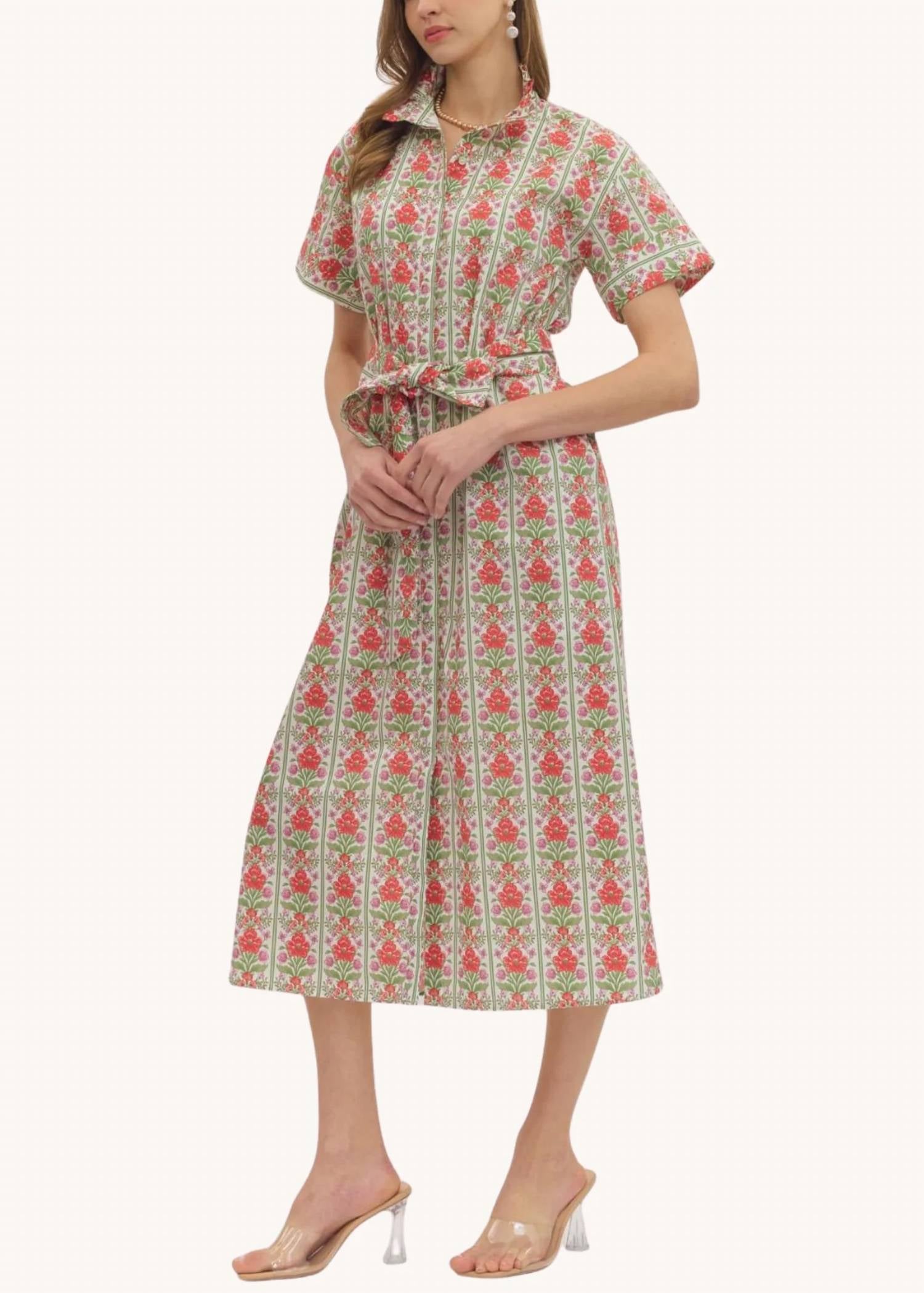 Entro - Hallie Midi Shirt Dress