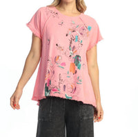Jess & Jane - Mineral Washed Gauze Cotton Top