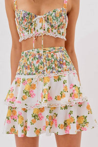 For Love & Lemons - Rosalyn Mini Skirt