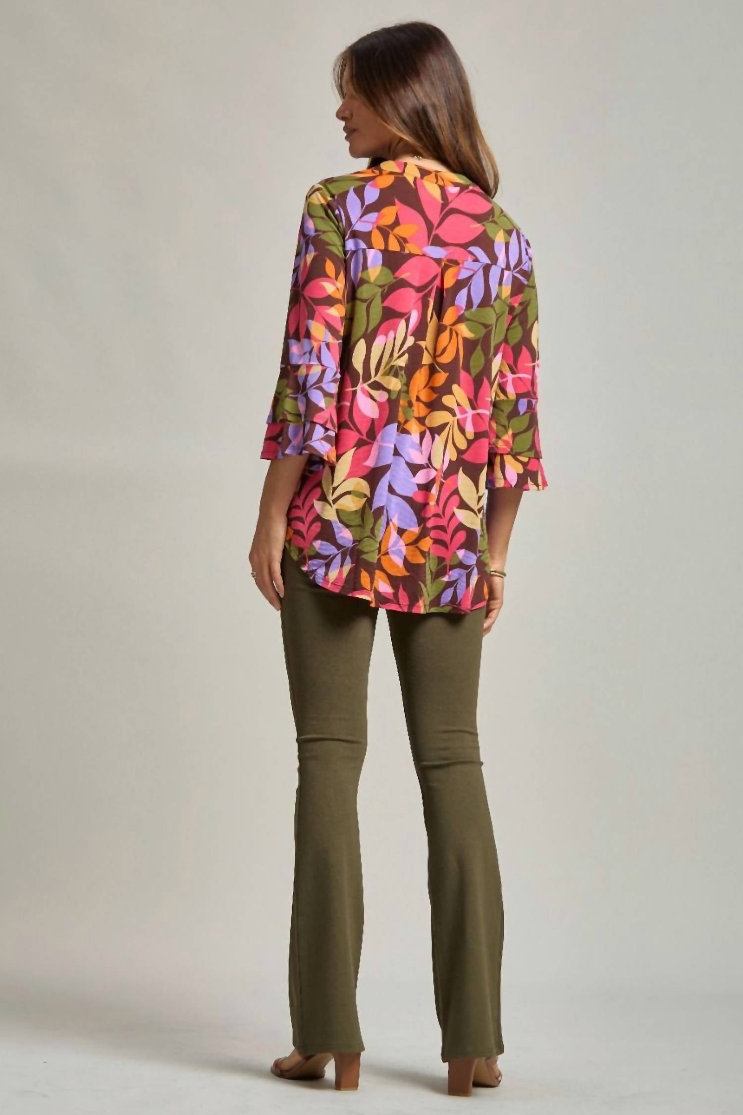 Dear Scarlett - Lizbell Chocolate Top - Plus