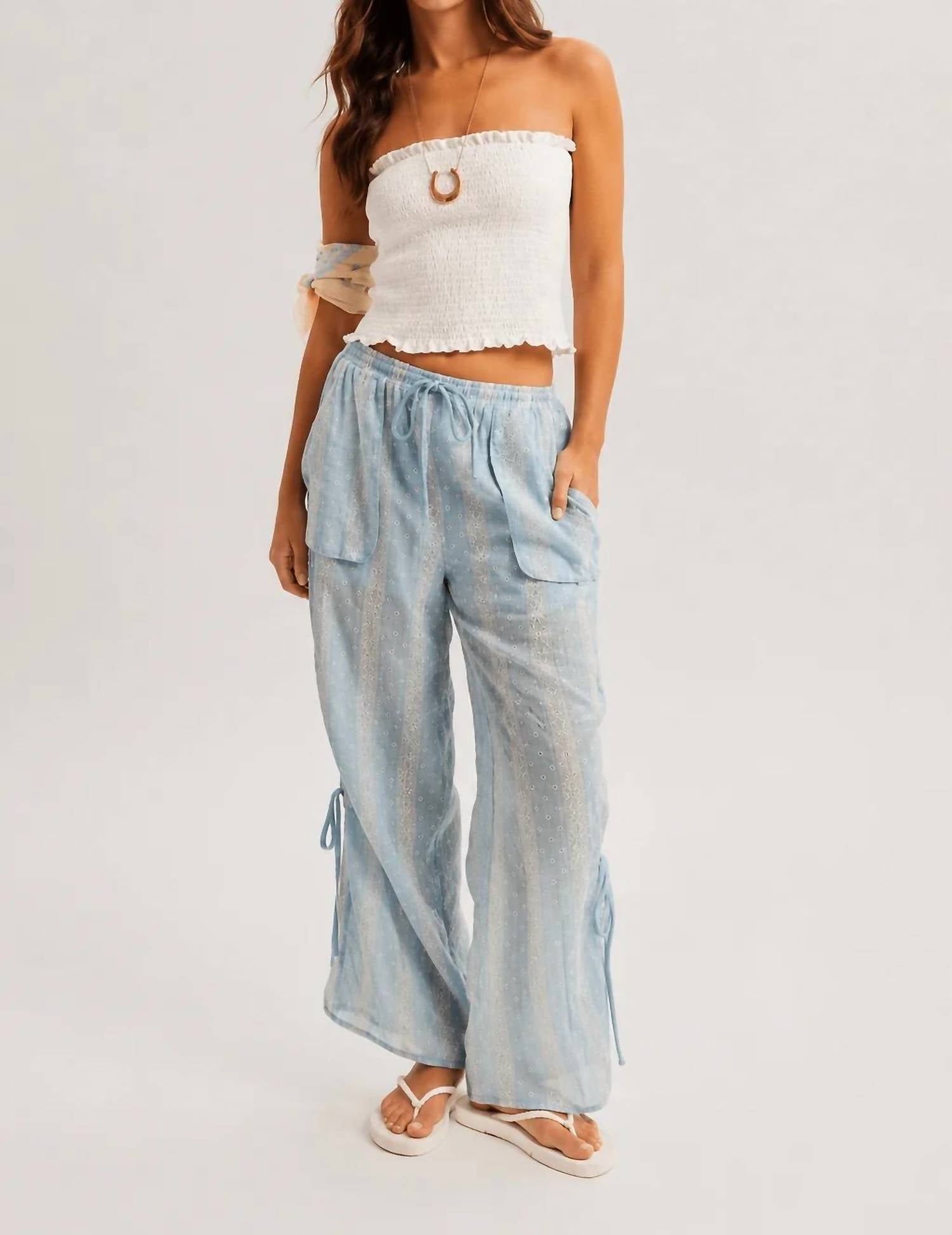 Hem & Thread - Mesa Embroidered Pants