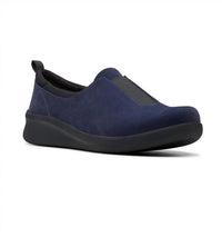 Clarks Women's Sillian 2.0 Walk Loafer in navy - women's flats