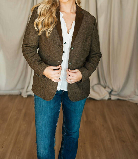 Madison Creek Outfitters - Herringbone Wool Blazer