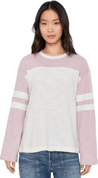 Faherty - Sunwashed Slub Varsity Long Sleeve Tee