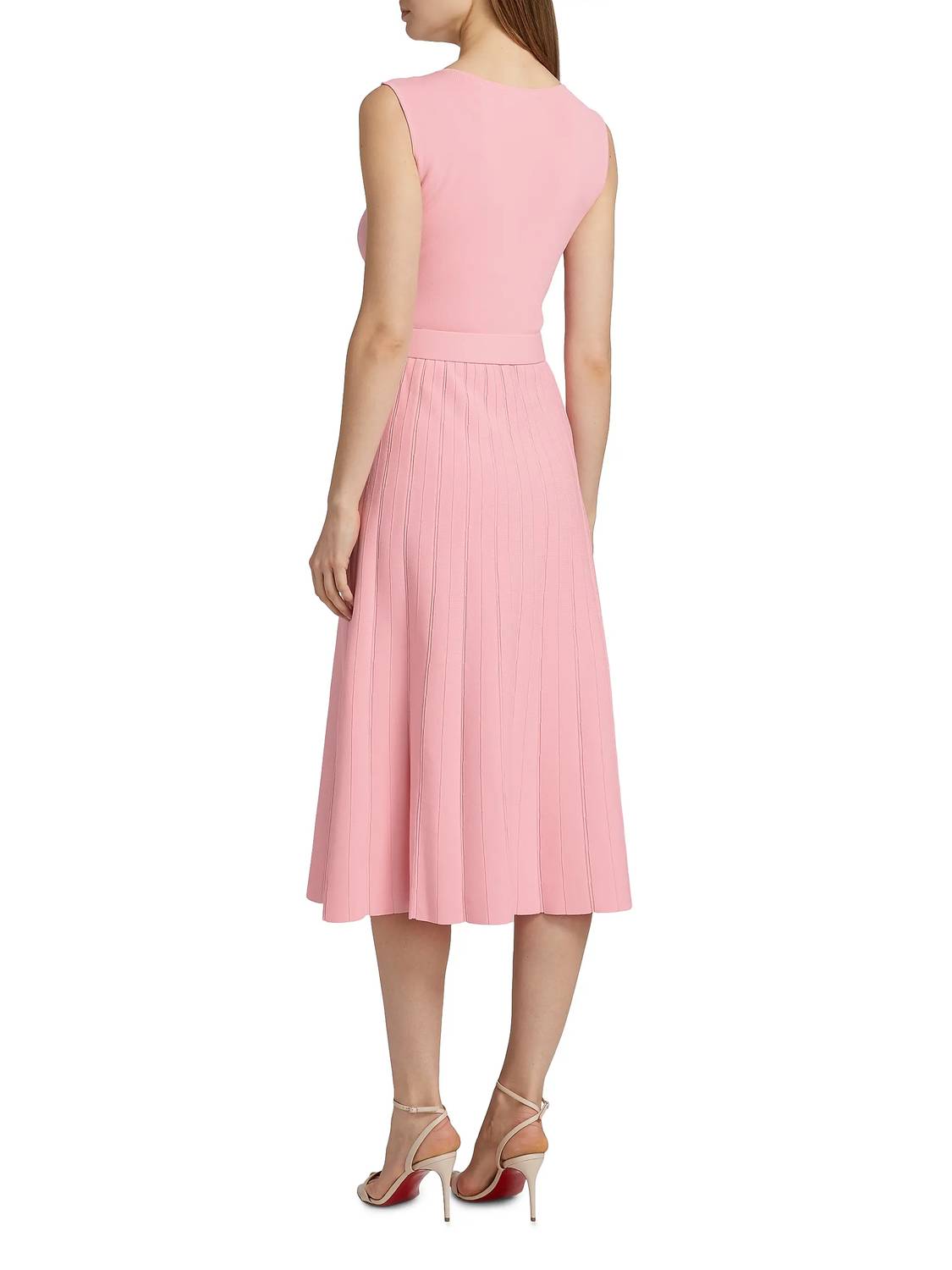 Elie Tahari - Summer Belted Fit & Flare Dress