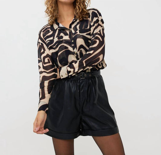 Esqualo - mesh blouse harm