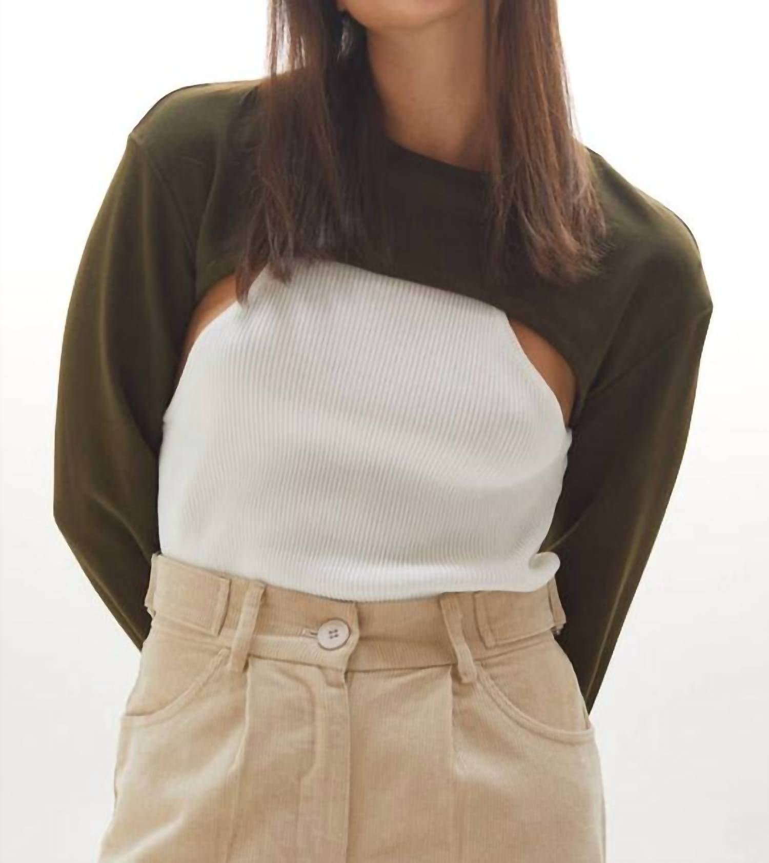 Crescent - Harris Cropped Sweatshirt