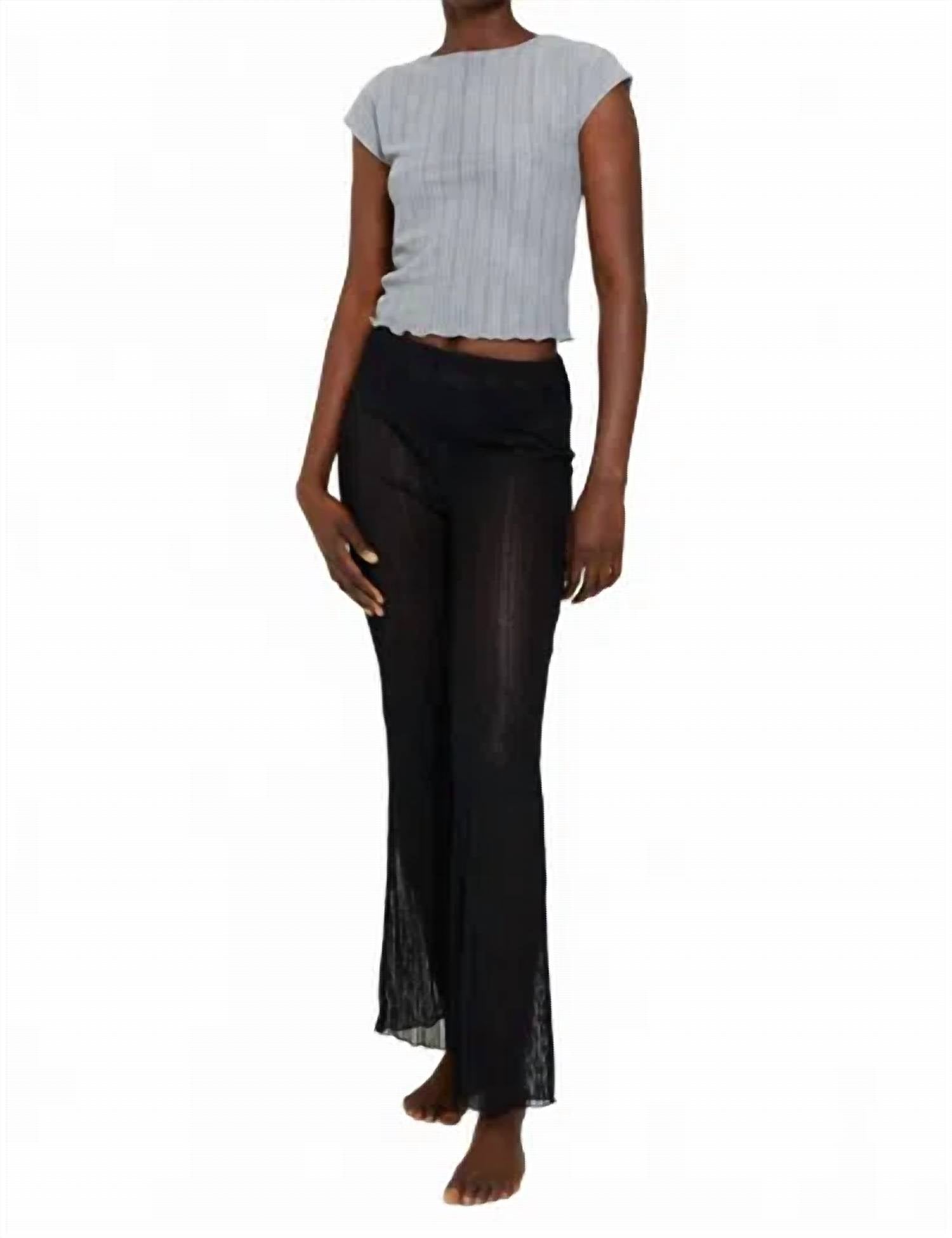 Find Me Now - Ribbed Mesh Legging
