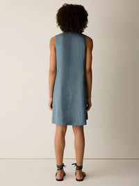 Eileen Fisher - SPLIT COLLAR DRESS