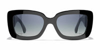 Chanel - Acetate Calfskin Square Polarized Sunglasses 5473qa - C501s8