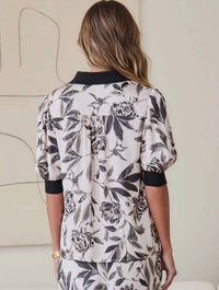 Current Air - Lorena Floral Top