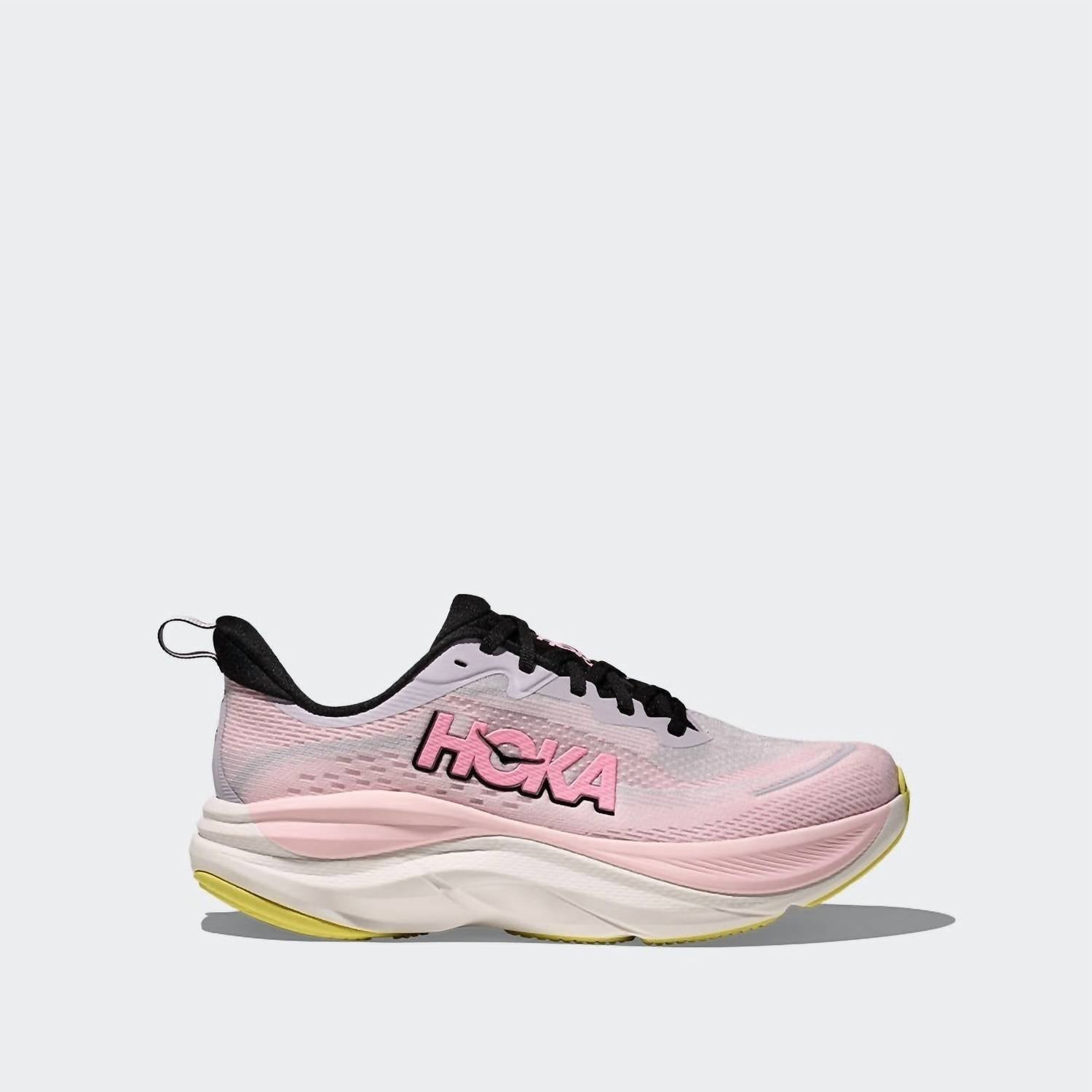 Hoka Women's Skyflow Shoes - Wide in starlight glow carnation - women's shoe