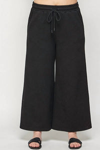 See And Be Seen - Plus Size Textured Cropped Pants
