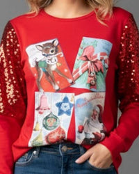 Southern Grace - Christmas Cards Sweatshirt