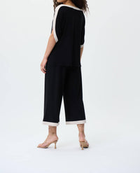 Joseph Ribkoff - Boatneck Jumpsuit With Contrast Trim