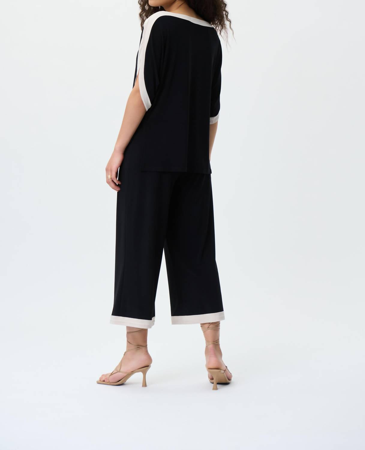 Joseph Ribkoff - Boatneck Jumpsuit With Contrast Trim
