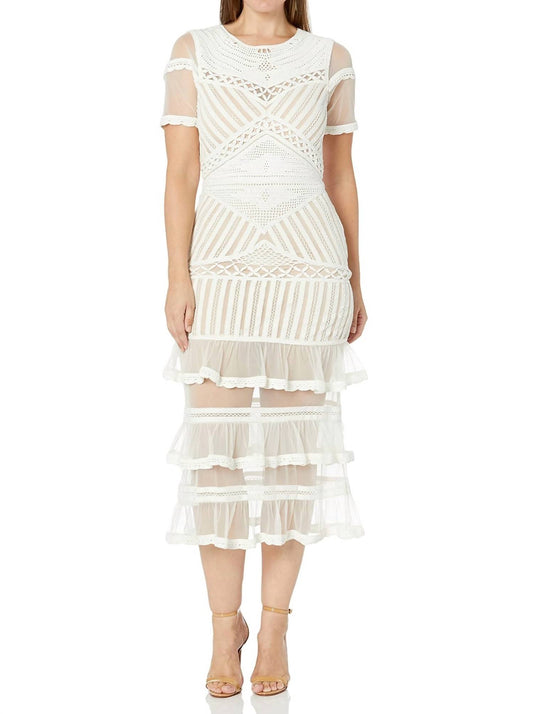 Nicole Miller - Beaded Midi Dress