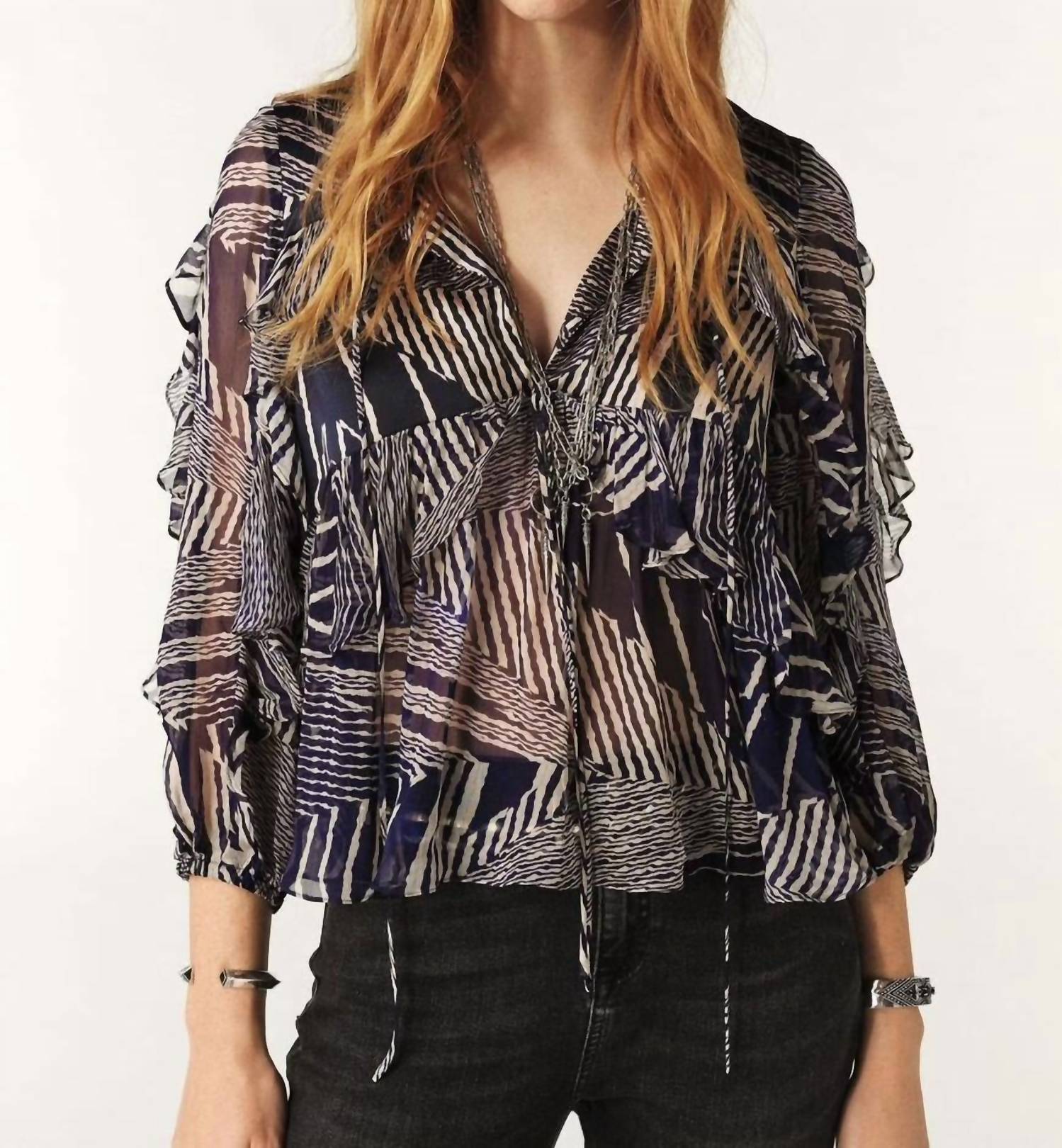 Bash - Angela 3/4 Sleeves Blouse