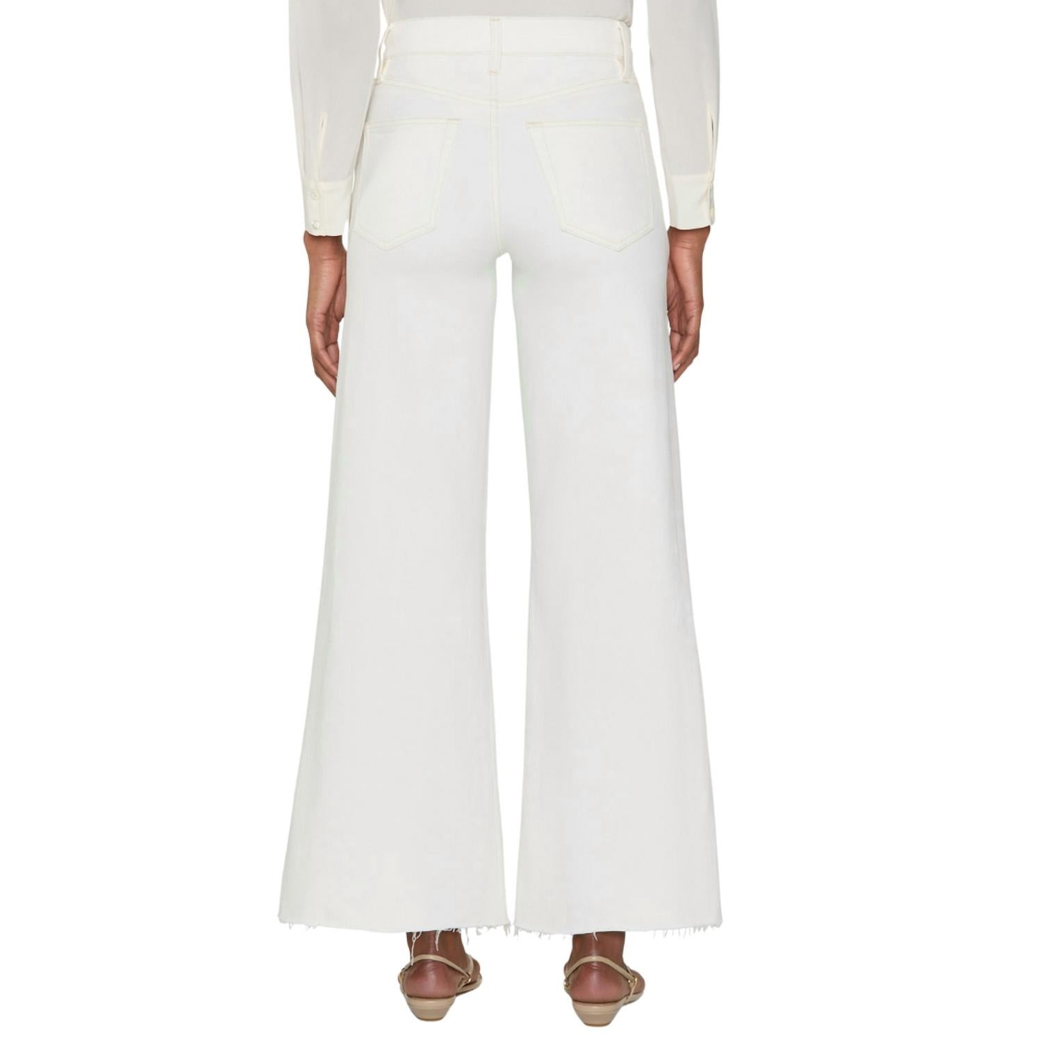 Frame - Le Palazzo Crop Raw After Pants