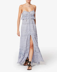 ISABEL MARANT Paule Dress in light blue - women's dress