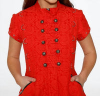 Orchid Bloom - Battalion Swing Dress