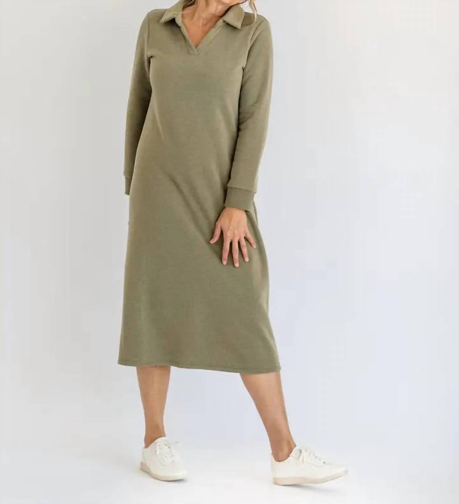 Inherit Clothing Company - Bexlie Long Sleeve Sweatshirt Dress