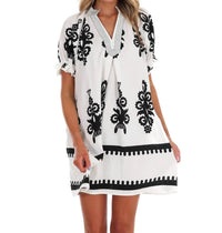 Umgee - Summer Story Print Mini Dress