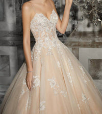 Morilee - Mariska Embroidered Alencon Lace Gown