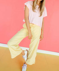Rae Mode - Anna Open Back Slub Tee