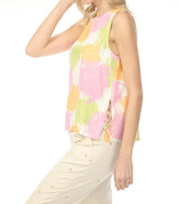 Charlie B - Side Ties Printed Sleeveless Top