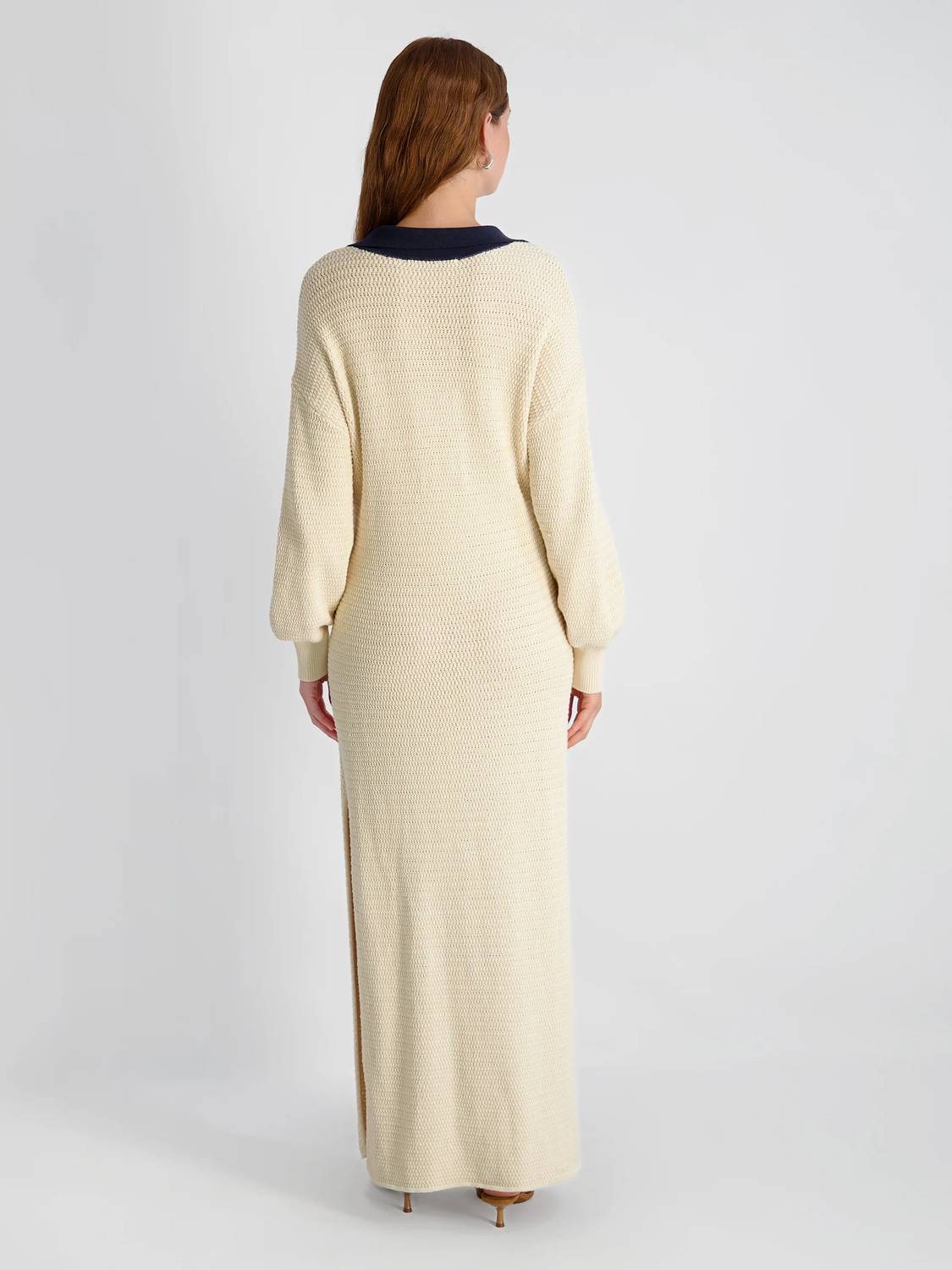 French Connection - Mozart Contrast Texture Knit Maxi Dress