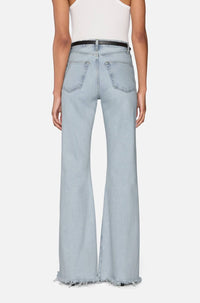 Frame - Lax Wisp Raw Fray Flare Jeans