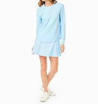 ADDISON BAY Smooth Sport Flounce Skort in baby blue - women's shorts