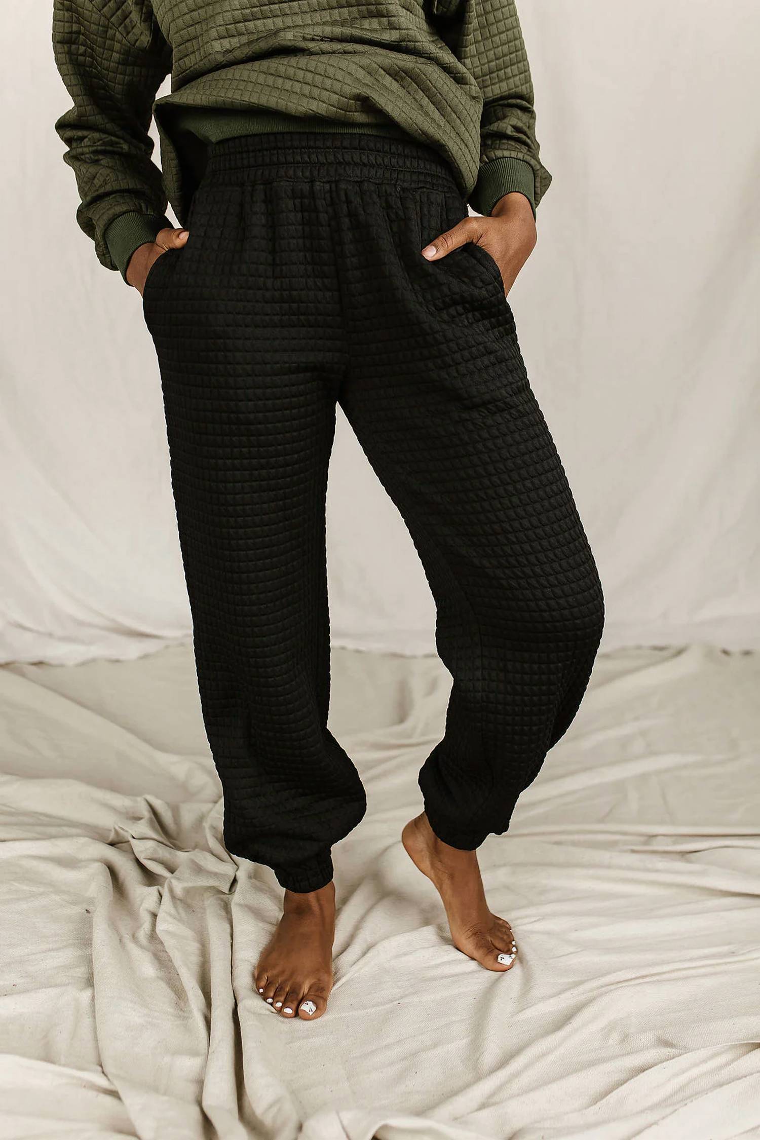 Ampersand Ave - Quilted Jogger Pants