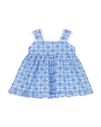 Tartaleta Girl's Tribal Dress Set in blue - item