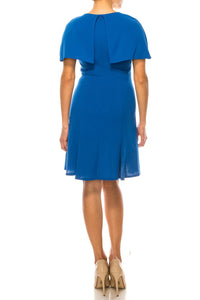 Maison Tara - Built-in Capelet A-line Dress