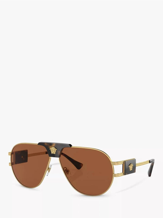 Versace - Unisex Ve2252 Aviator Sunglasses
