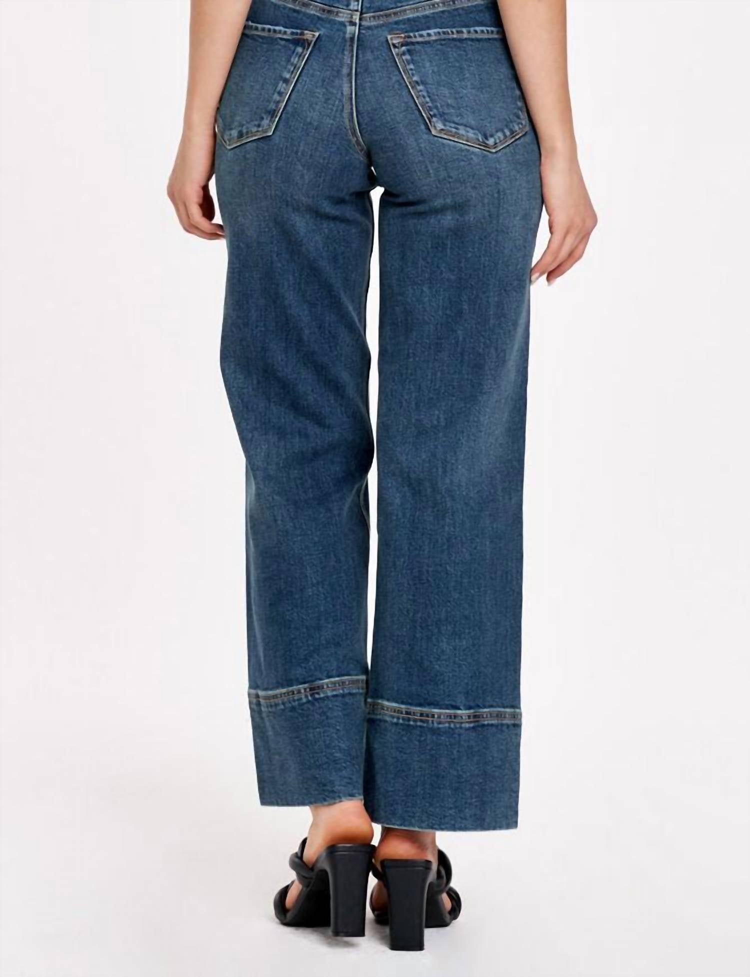 DEAR JOHN DENIM Holly High-rise Straight Leg Jeans in gysun - women's jeans - alternate view