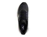 MIZUNO Men's Wave Horizon 8 Shoe in black white 2 - men's sneaker - detail view